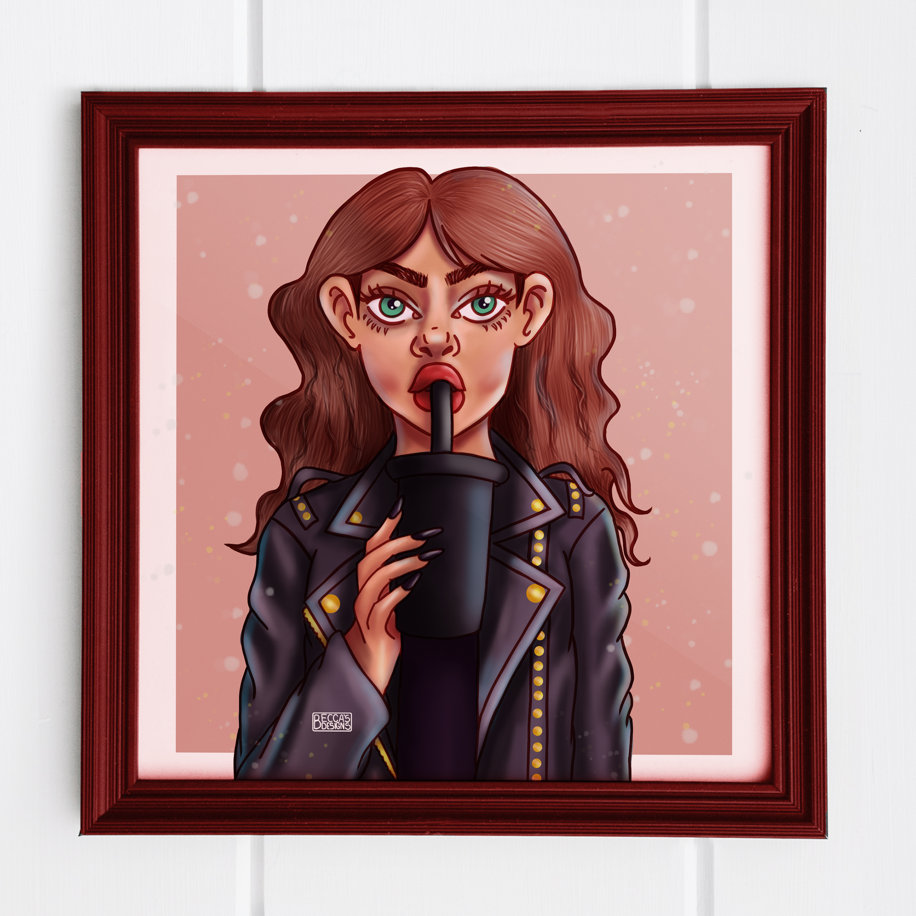 Resting Witch Face Art print