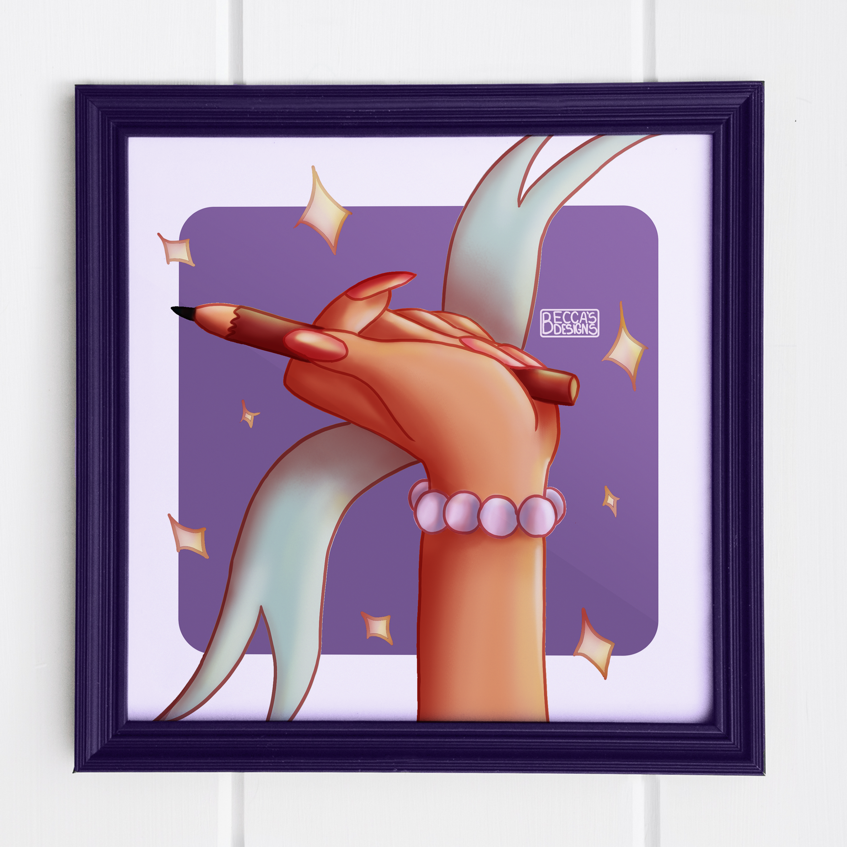 Create Your Reality Square Art Print