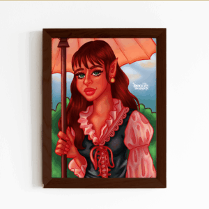 Umbrella & Sunshine Art Print