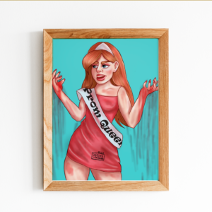 Prom Queen Carrie Fanart A5 Print