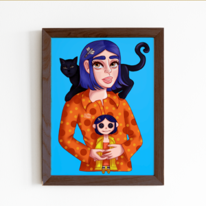 Coraline Fanart A5 Print