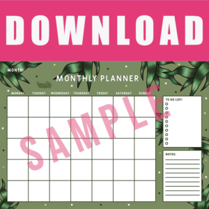Aloe Vera Planner Bundle