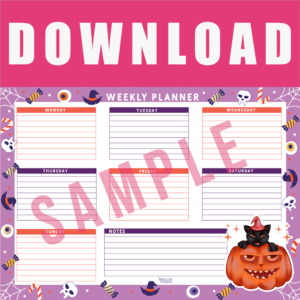 Halloween Planner Bundle